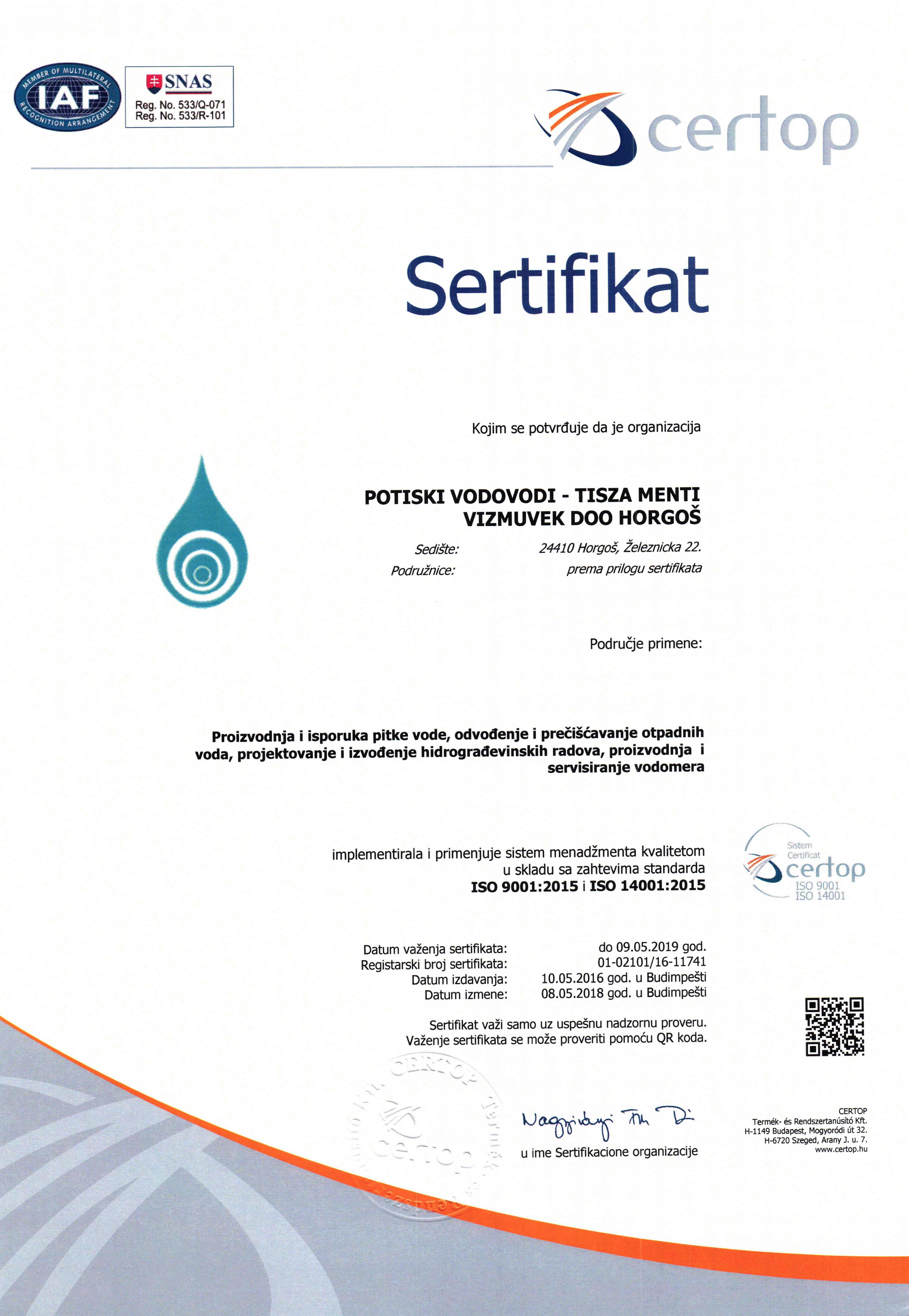 Certificate-ISO-2018